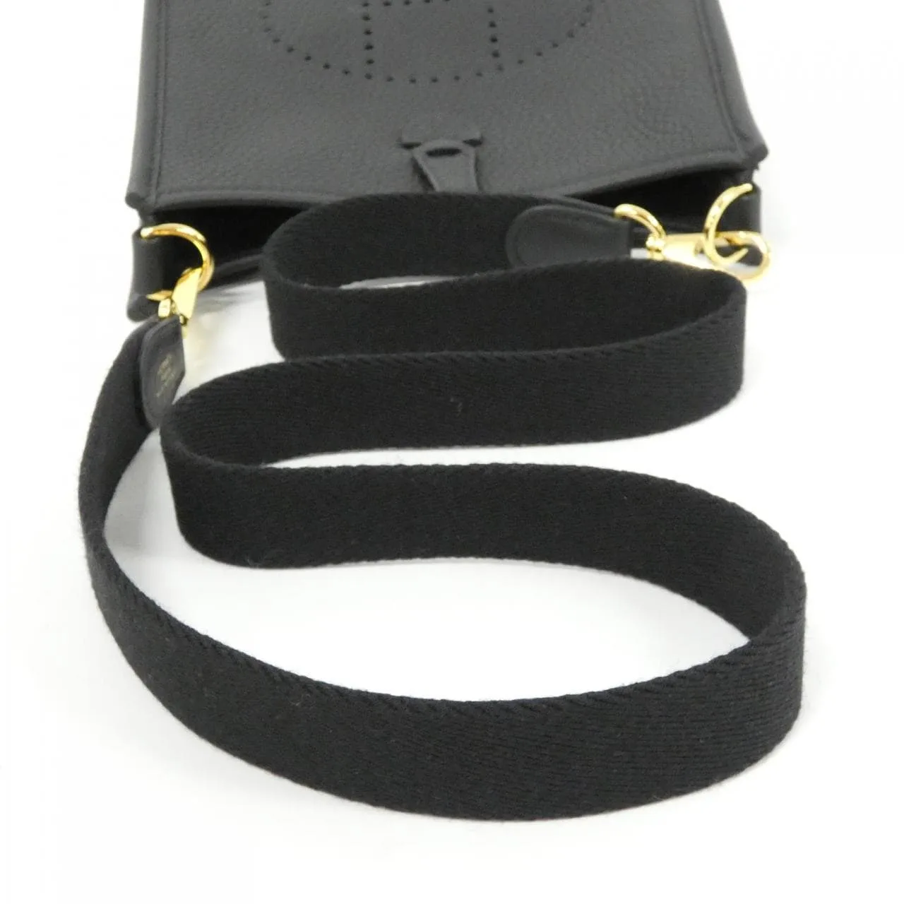 HERMES Evelyne 085945CC Shoulder Clemence Black Clemence Leather Unused - Thumbnail 4