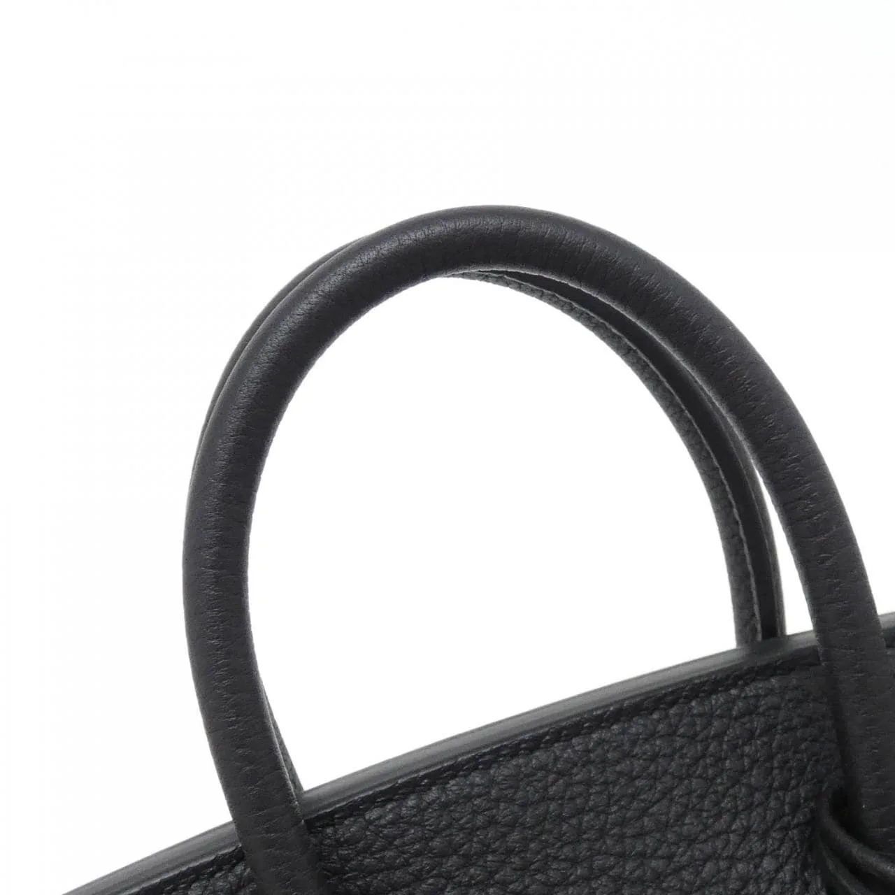 HERMES Birkin 041344CK Handbag Togo Black Togo Leather Unused - Thumbnail 5
