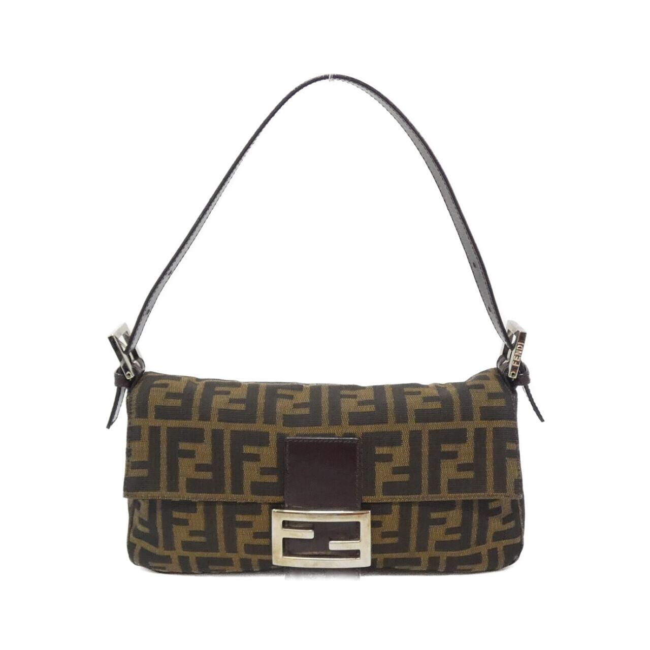FENDI Baguette 26424 Shoulder Canvas