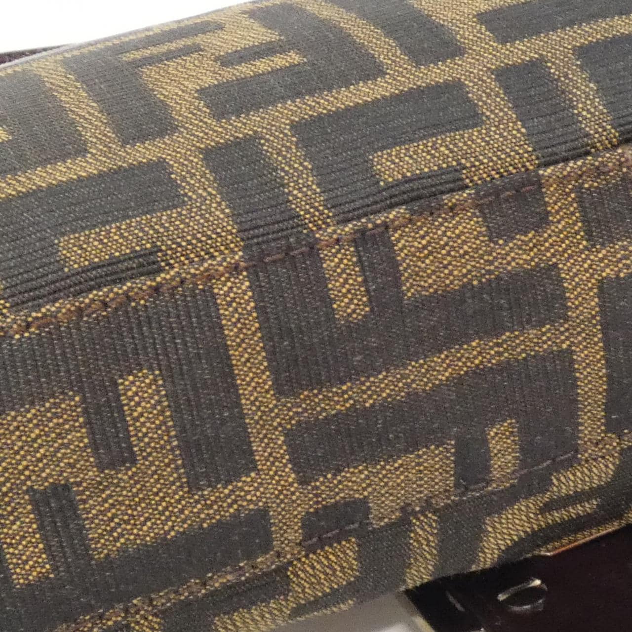 FENDI Baguette 26424 Shoulder Canvas 3