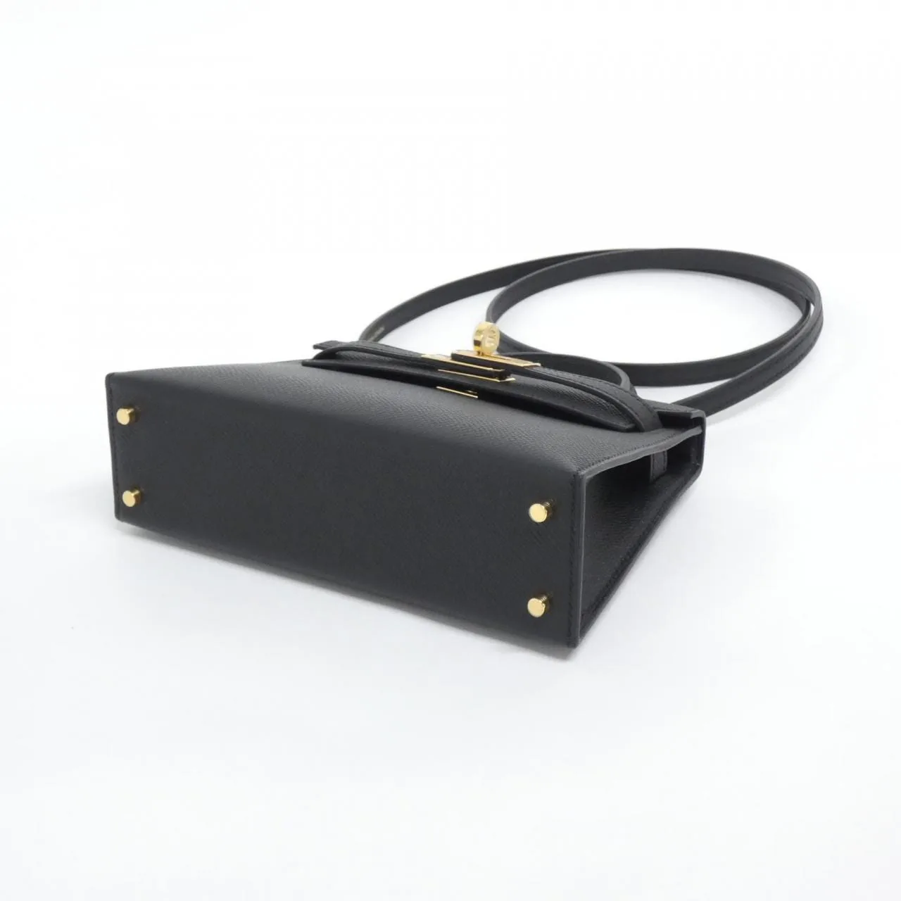 HERMES Kelly 071302CC Handbag Epsom Black Epsom Leather Unused - Thumbnail 3