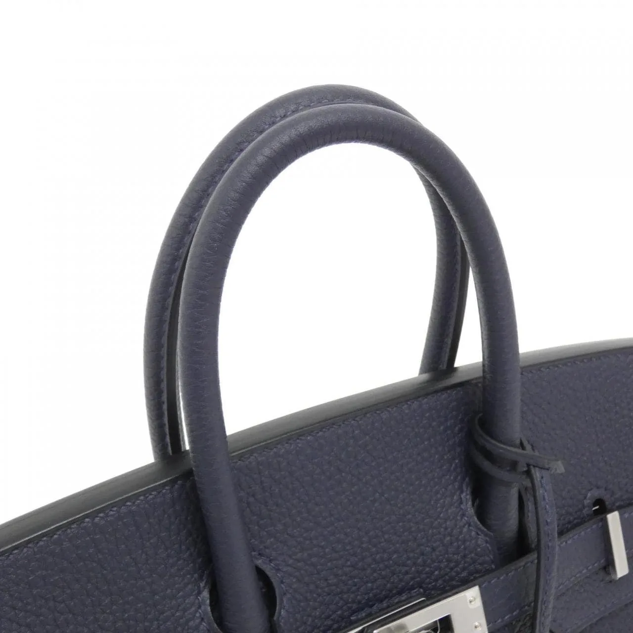 HERMES Birkin 041344CK Handbag Togo Blue Togo Leather Unused - Thumbnail 5