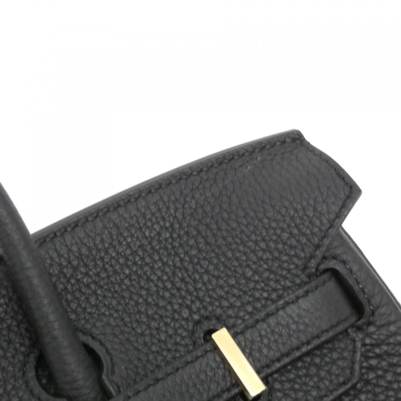 HERMES Birkin 041344CC Handbag Togo Black Togo Leather Rank A - Thumbnail 4