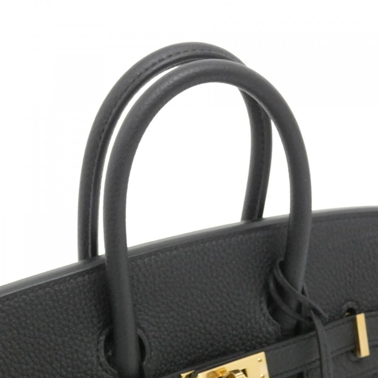 HERMES Birkin 041344CC Handbag Togo Black Togo Leather Rank A - Thumbnail 6