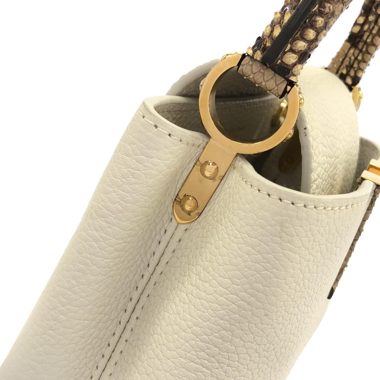 LOUIS VUITTON Capucines N98477 Handbag Leather 4