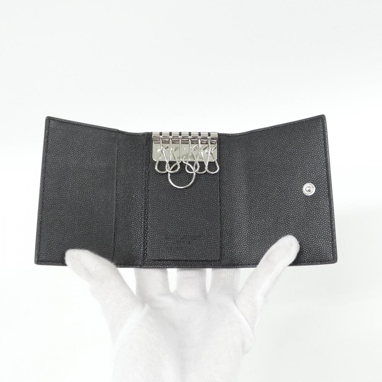 SAINT LAURENT 485634 BTY0N Key Case 5