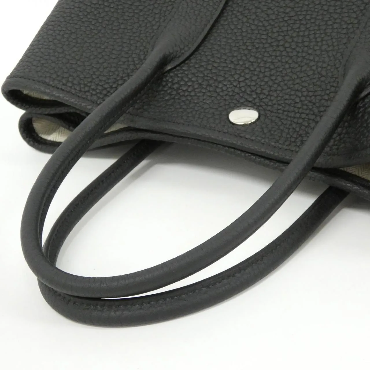 HERMES Garden Party 051568CK Tote Black Unused - Thumbnail 3
