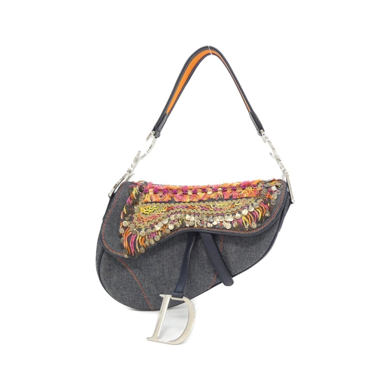DIOR Saddle 肩背包 牛仔布