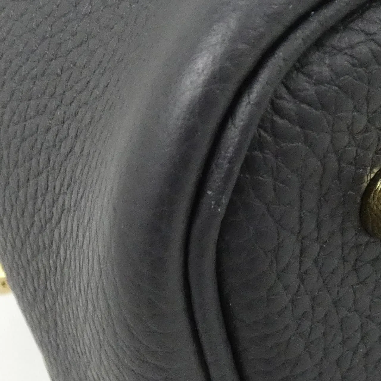 HERMES Picotin 060991CC Handbag Clemence Black Clemence Leather Rank A - Thumbnail 2