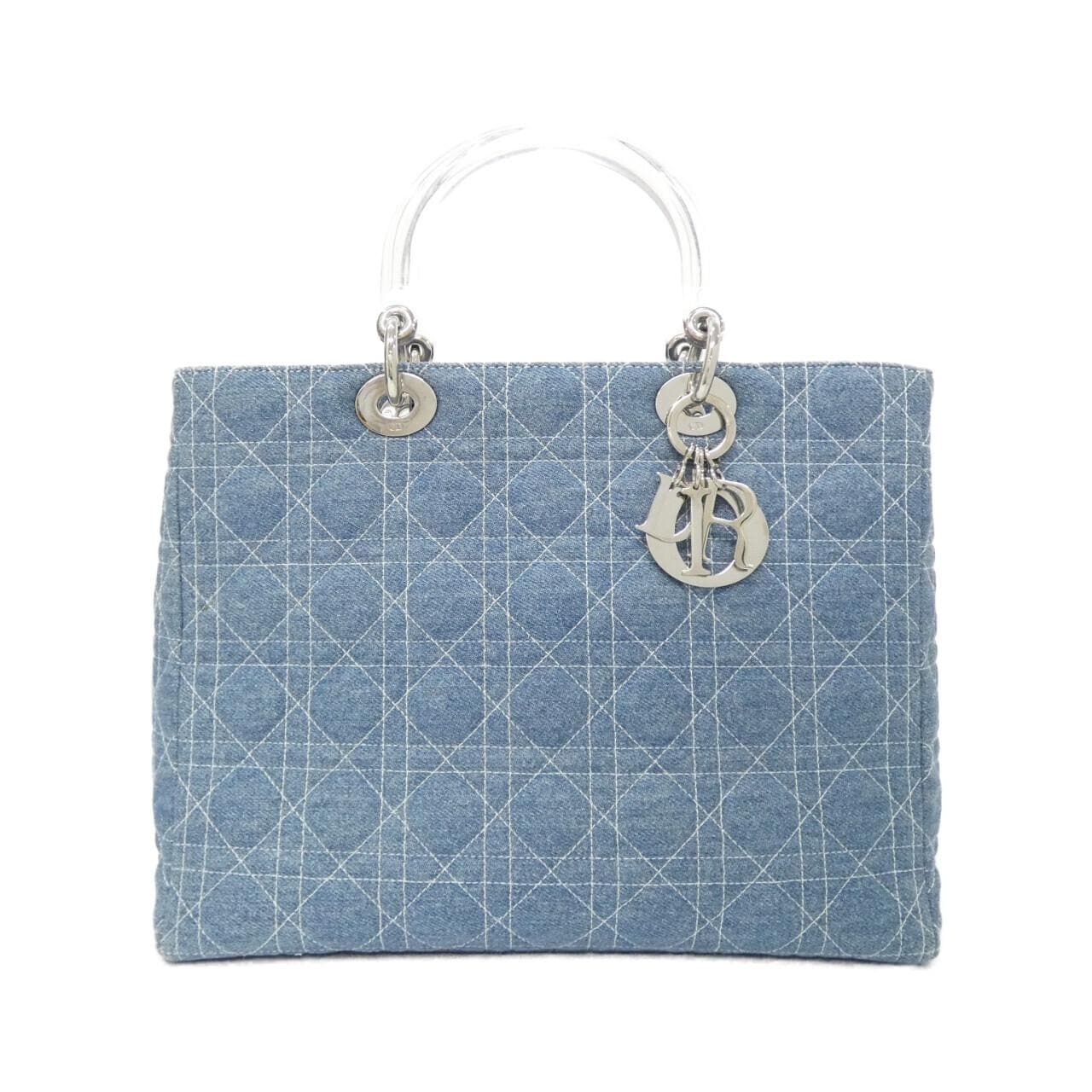 DIOR Lady Dior CAJ44561 Handbag Canvas