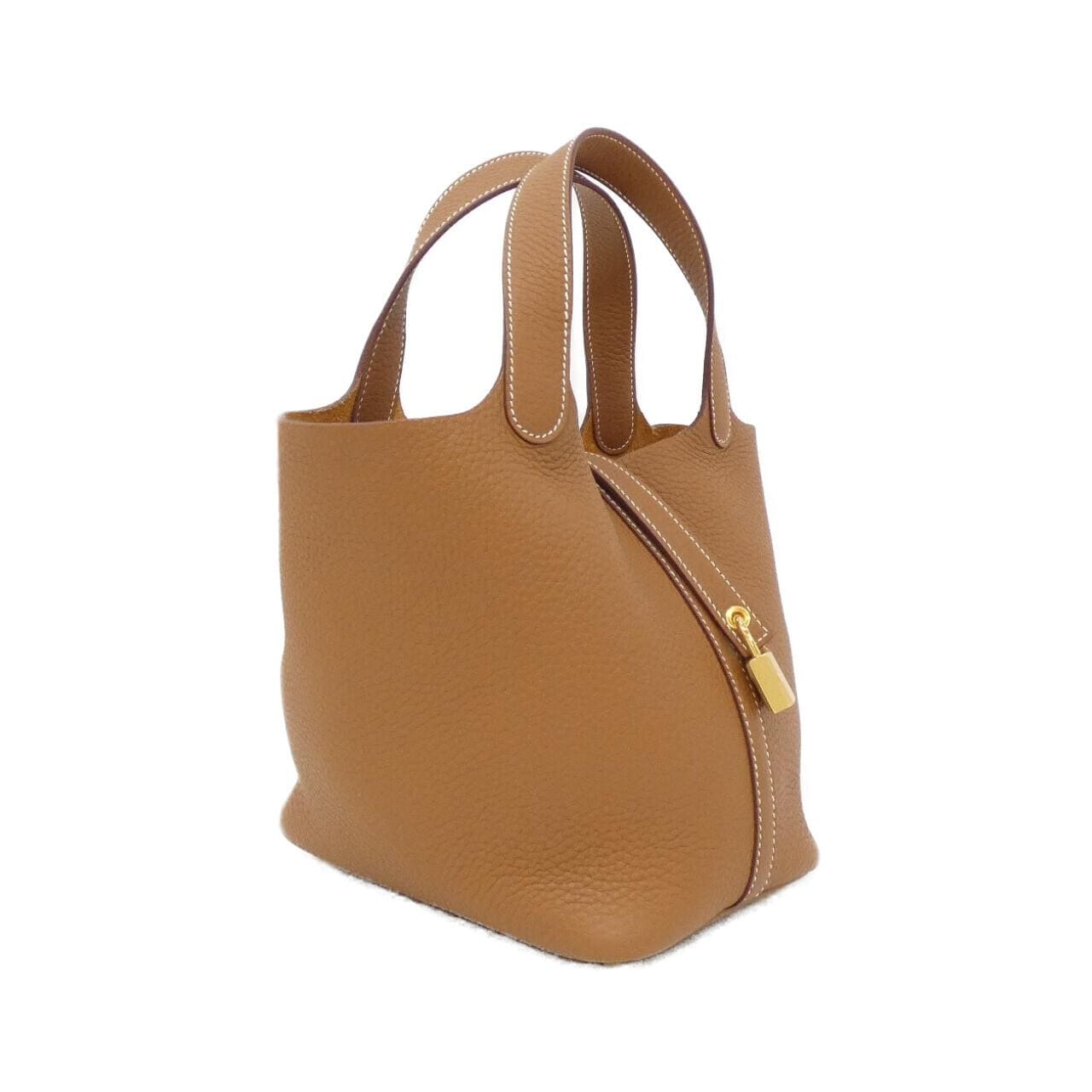 HERMES Picotin 056289CC Handbag Clemence