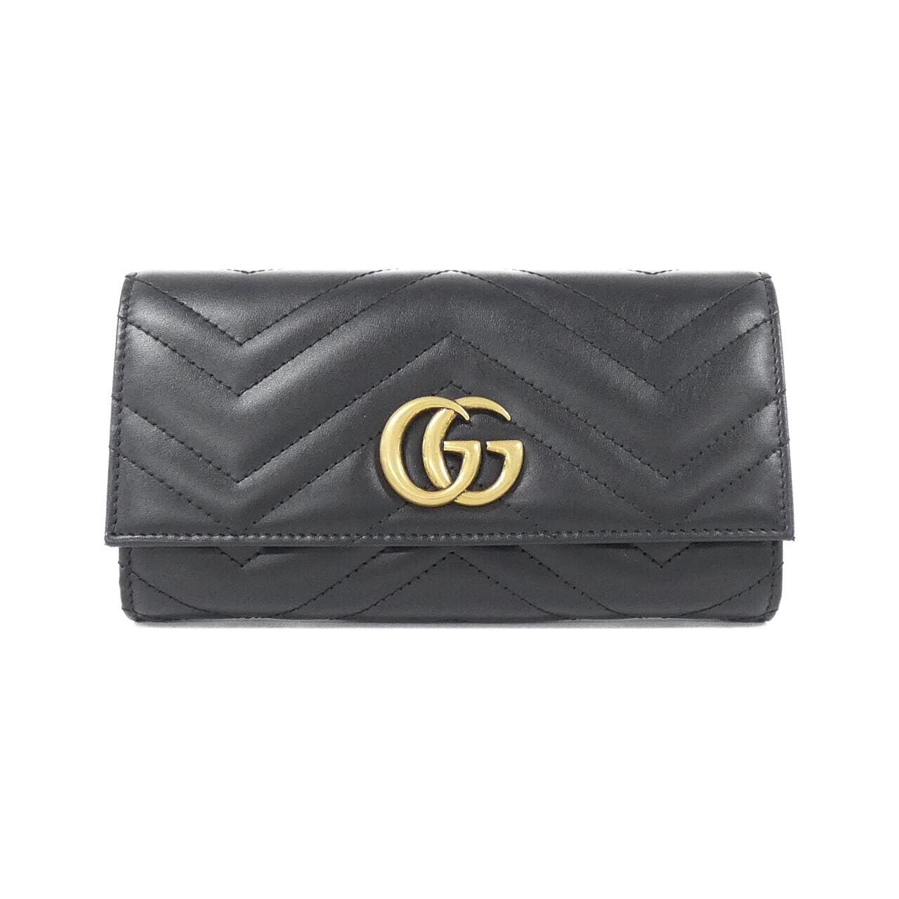 GUCCI Marmont 443436 DTD1T 銀包 皮革