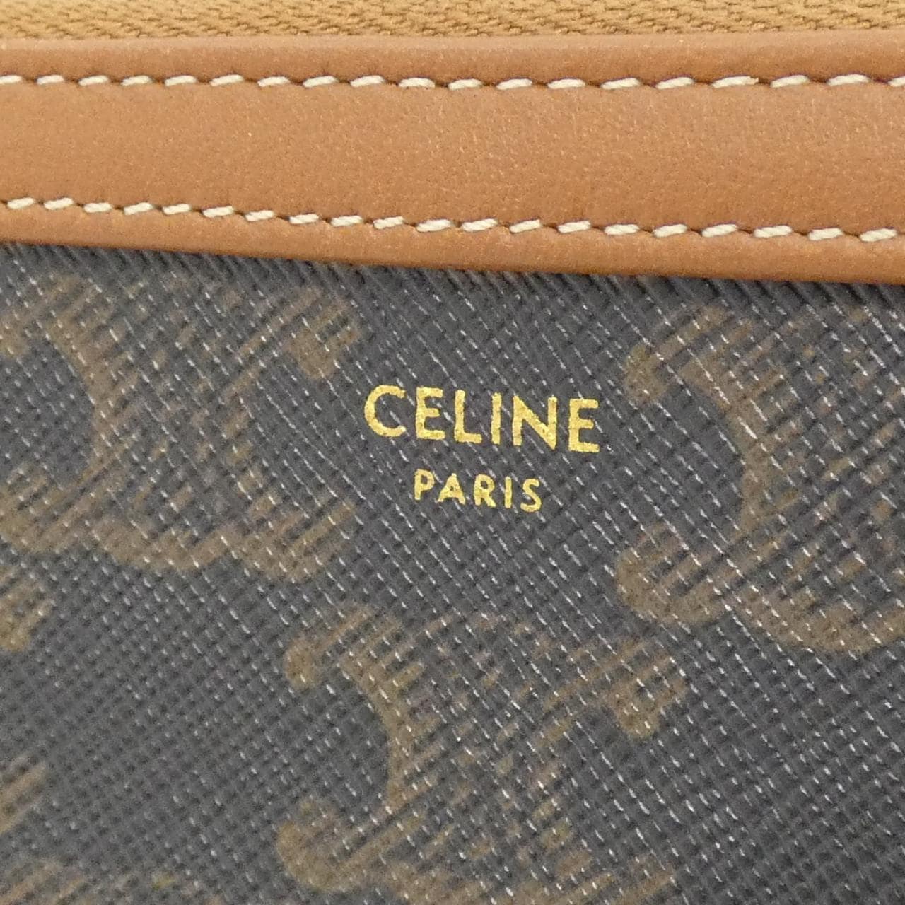 CELINE Triomphe 10E382CBX Shoulder Canvas 4