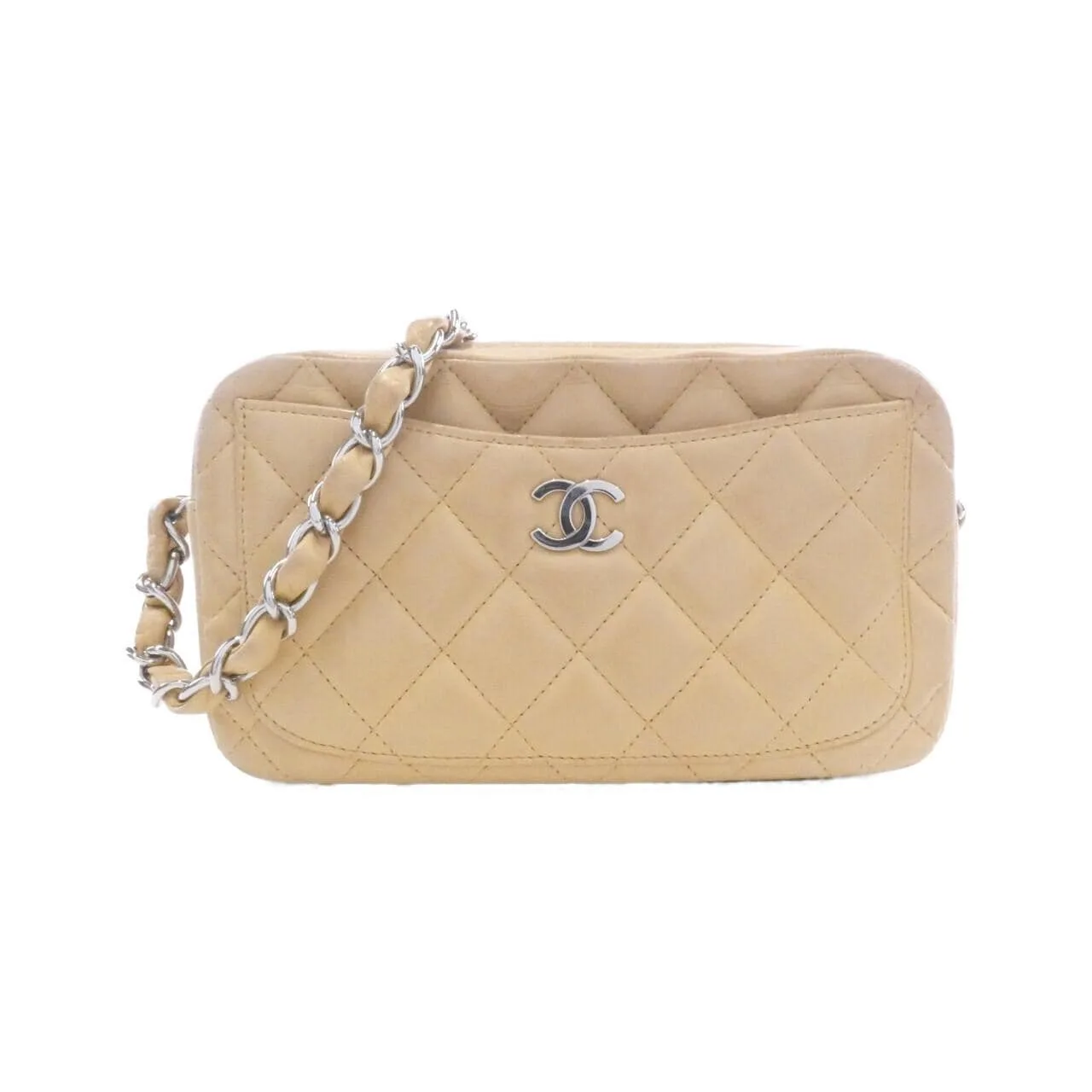 CHANEL 肩背包 荔枝紋牛皮