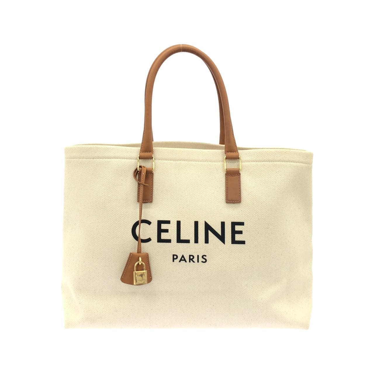 CELINE Cabas 190062BNZ Handbag Canvas