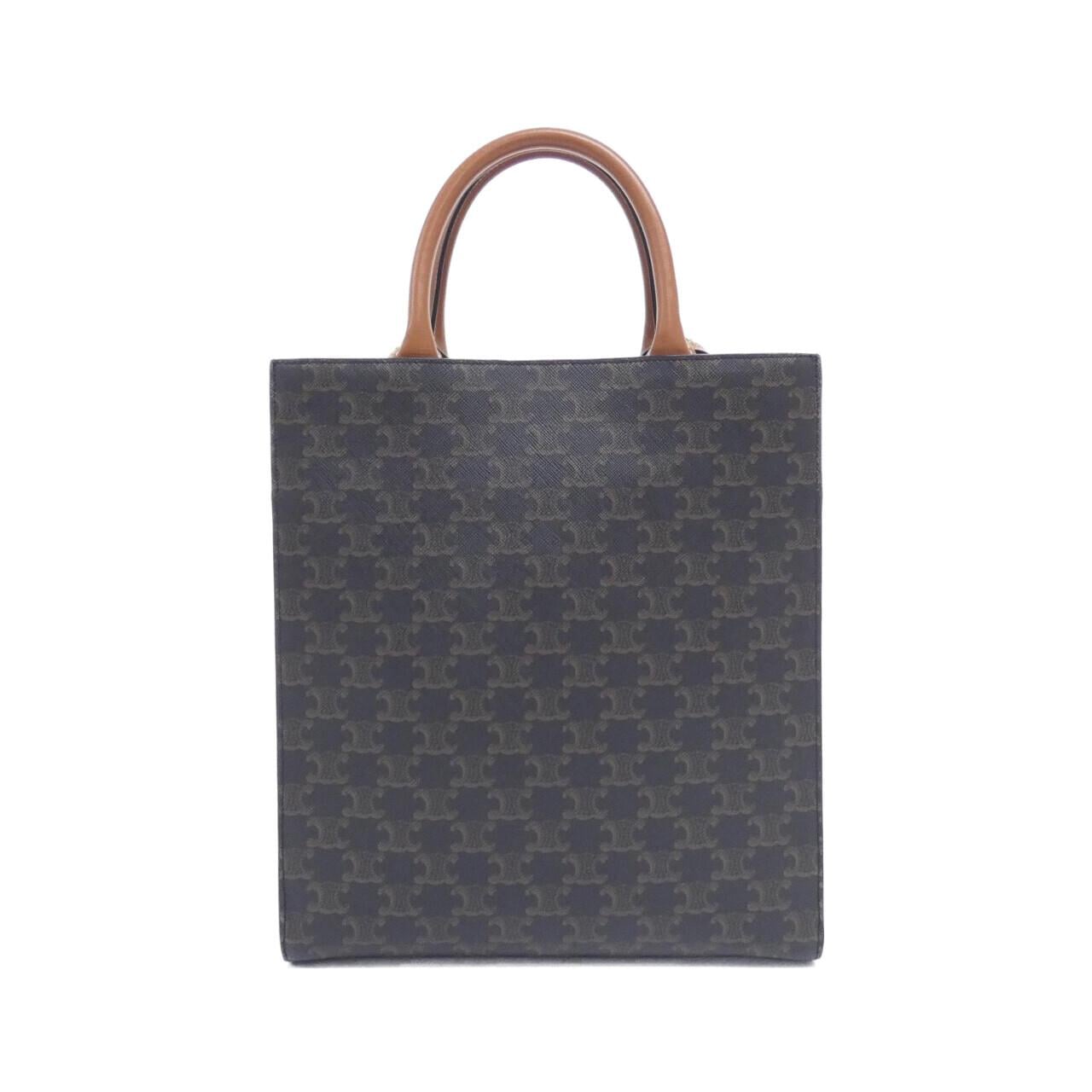 CELINE Cabas 191542BZK Handbag Canvas 2