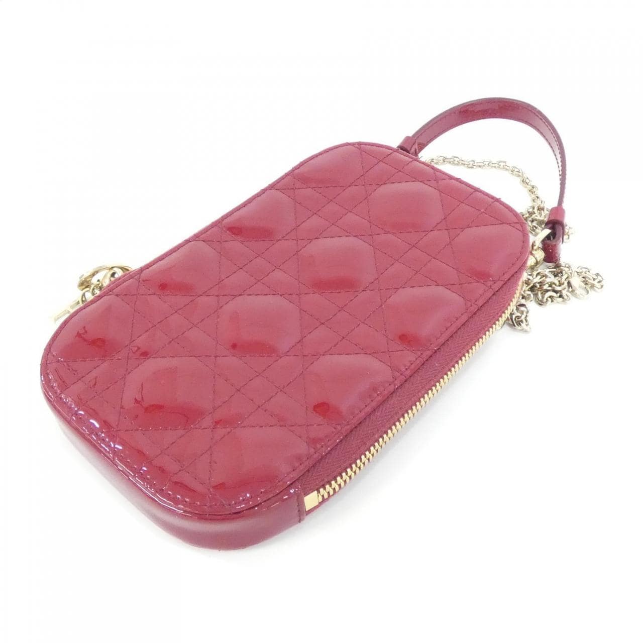 DIOR Lady Dior S0872OVRB 銀包 漆皮 3