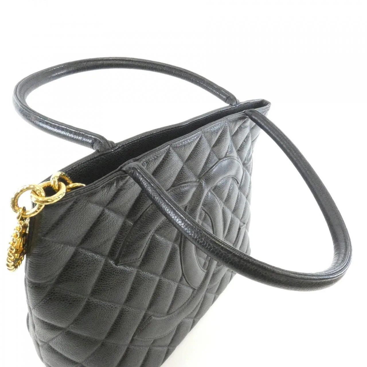 CHANEL Matelasse 1804 Handbag Grained Calfskin 5