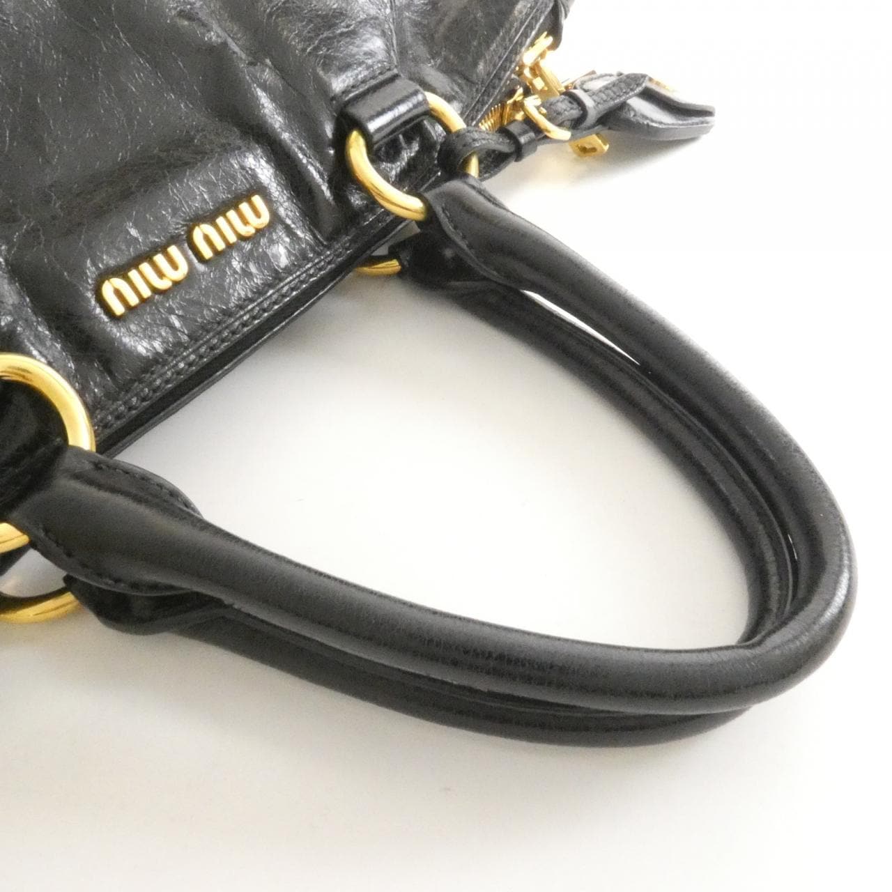 MIU MIU RN1091 Handbag Leather 5