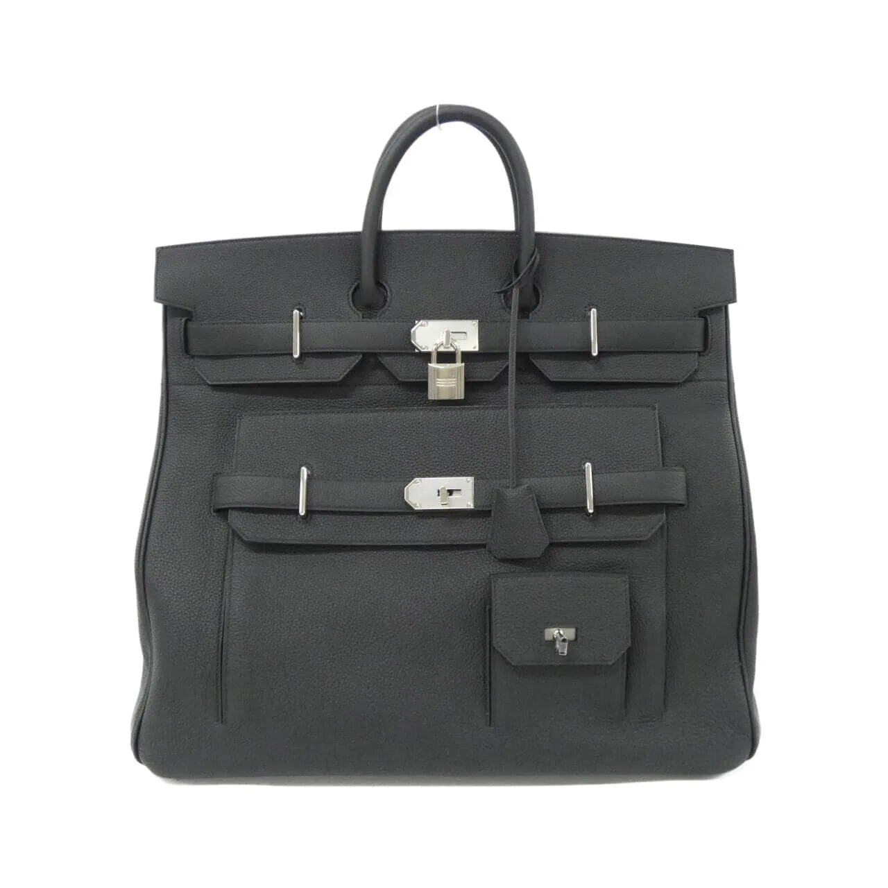 HERMES 085059CK Handbag Togo Black