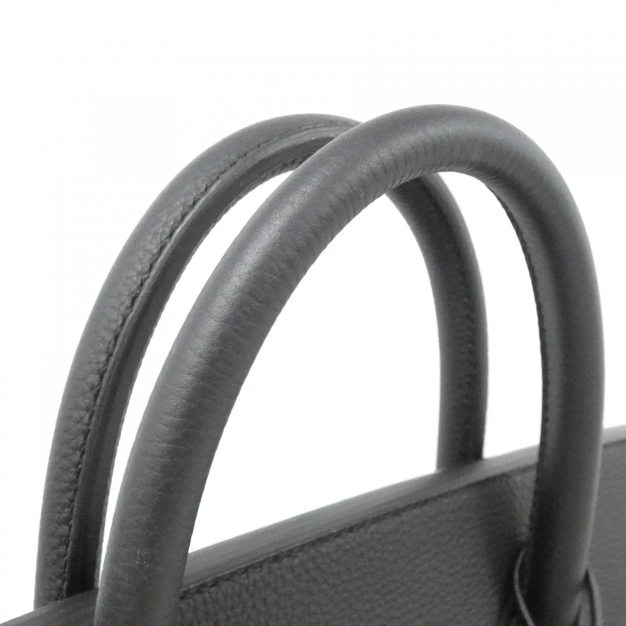 HERMES 085059CK Handbag Togo Black Togo Leather Rank A - Thumbnail 5