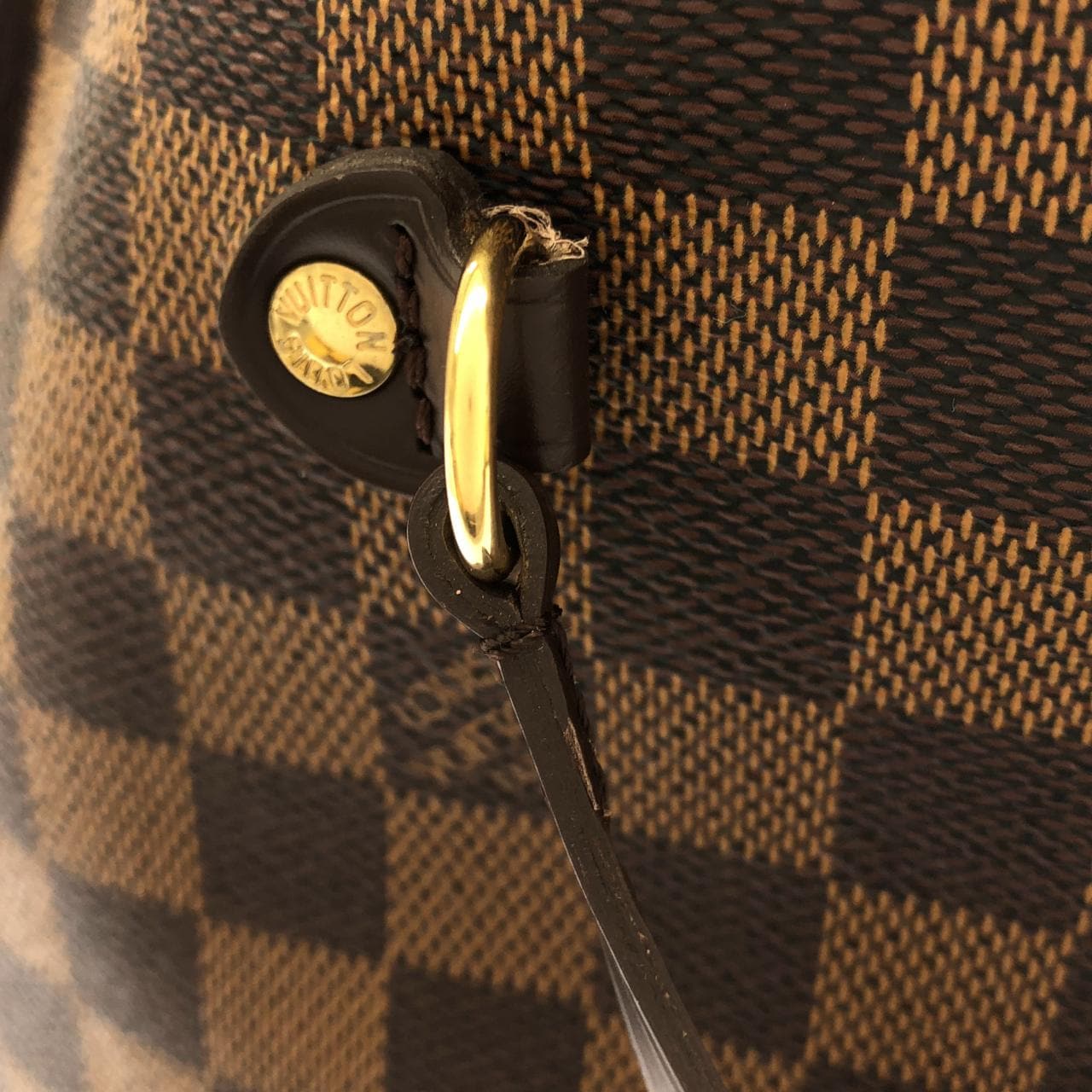 LOUIS VUITTON Neverfull N51105 Tote Damier 3