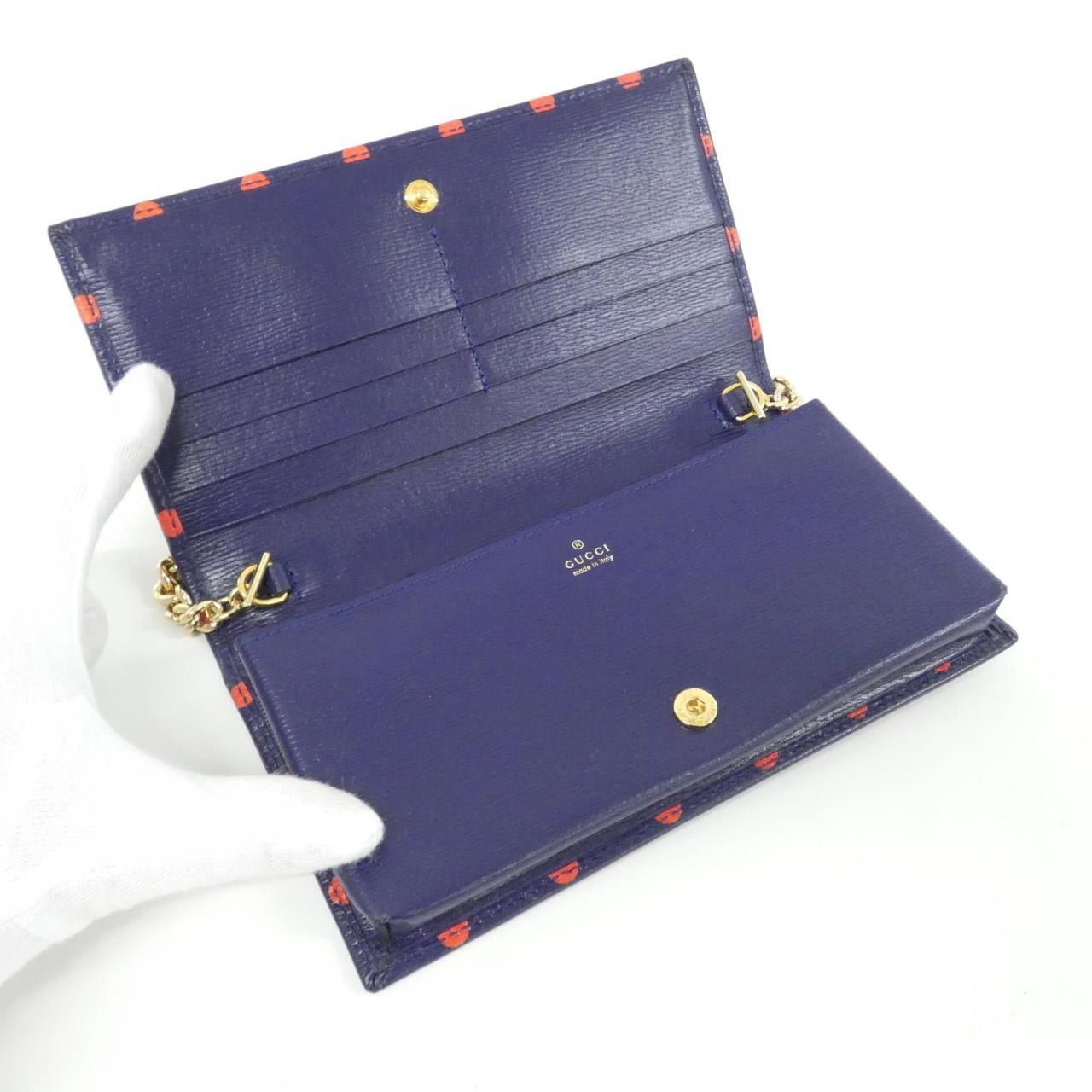 GUCCI 621892 1V4BG 銀包 皮革 8