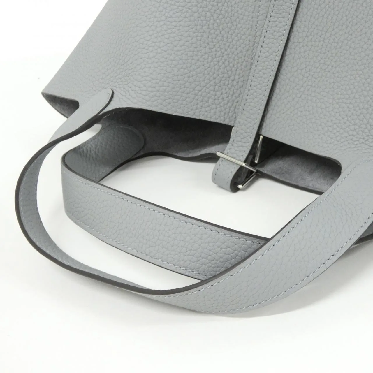 HERMES Picotin 060991CK Handbag Clemence 4