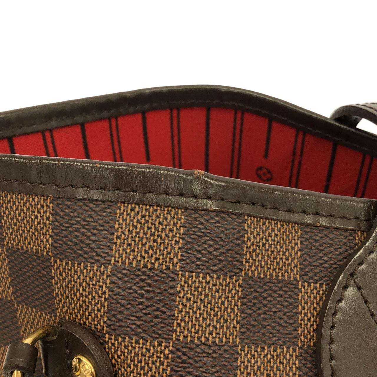 LOUIS VUITTON Neverfull N51105 Tote Damier 3