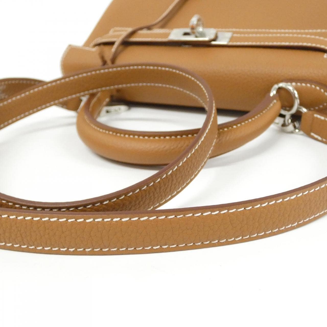 HERMES Kelly 044624CK Handbag Togo 5