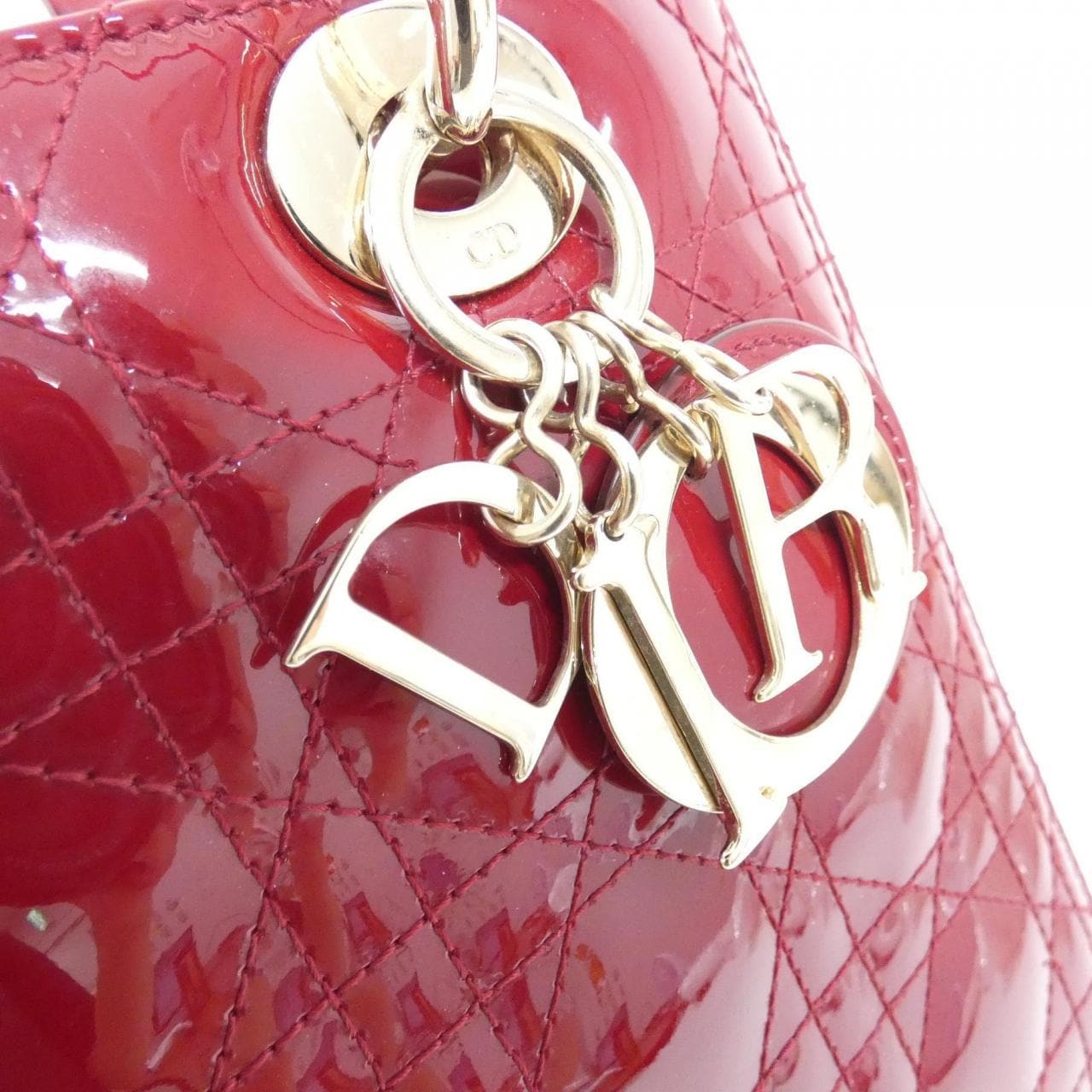 DIOR Lady Dior M0565OWCB 手提包 漆皮 5