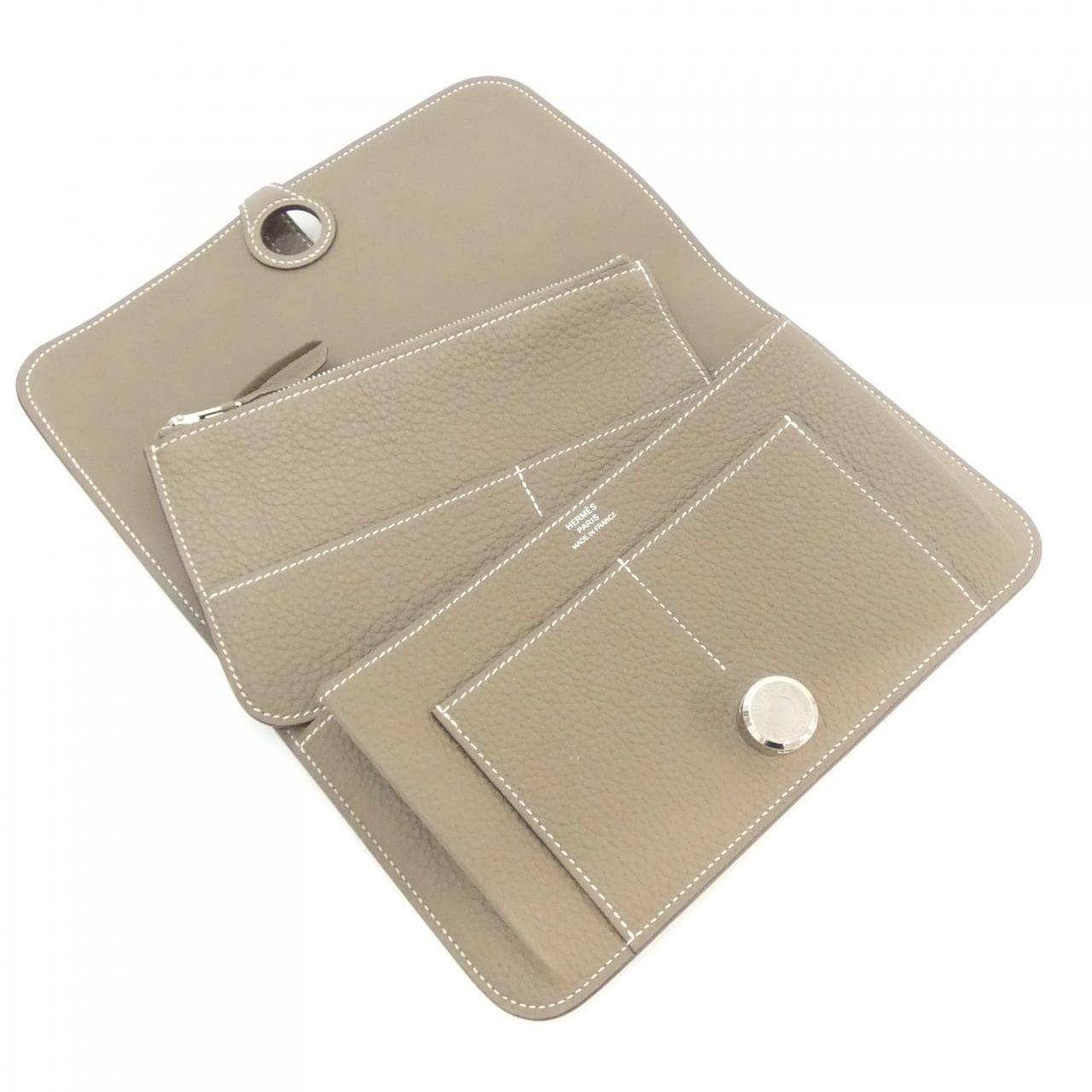HERMES 043070CK 銀包 Togo 4