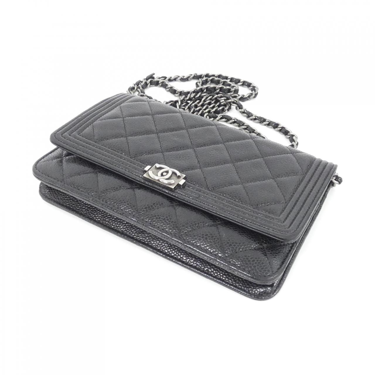 CHANEL Boy Chanel 80287 Wallet Grained Calfskin 3