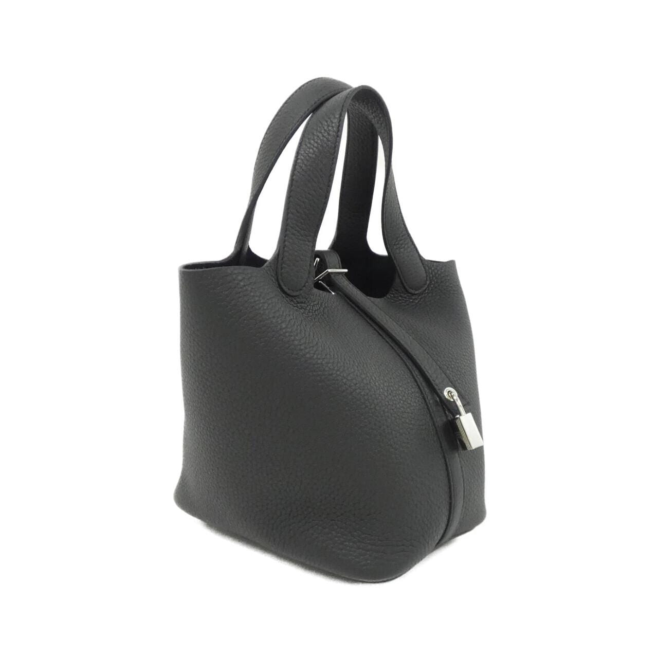 HERMES Picotin 056289CK Handbag Clemence