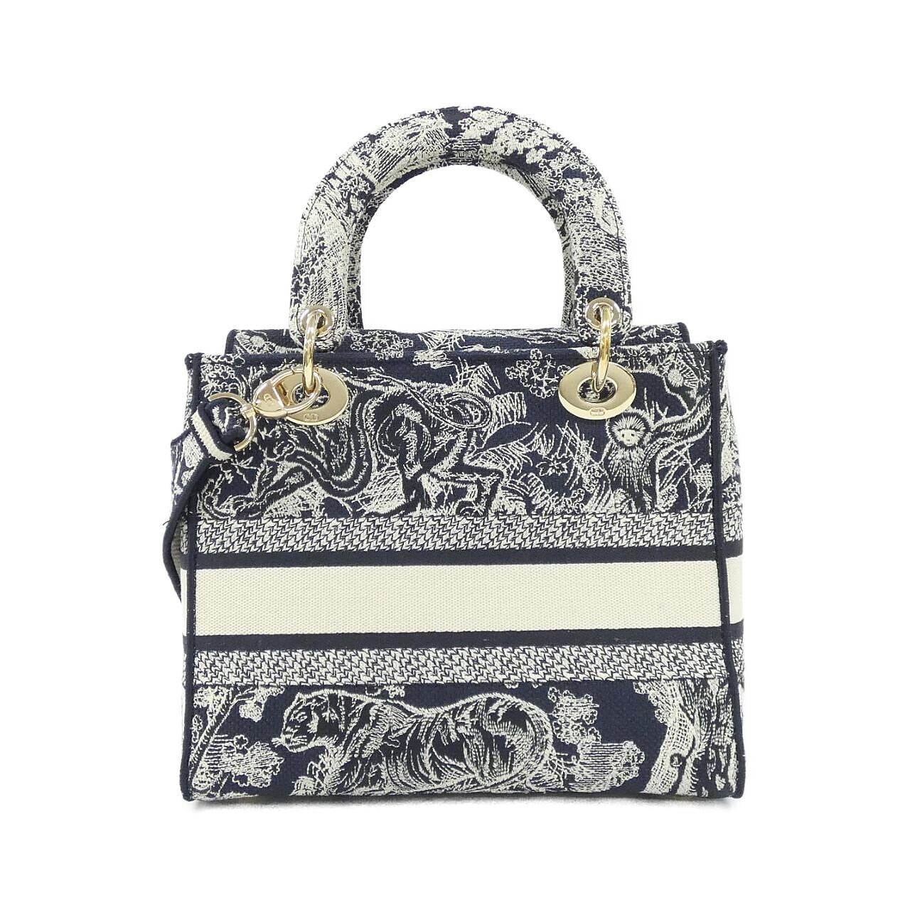 DIOR Lady Dior M0565ORGO Handbag Canvas 2