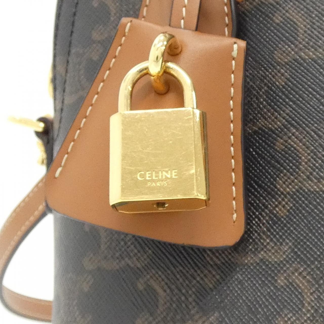 CELINE 120682DNK Handbag Canvas 3