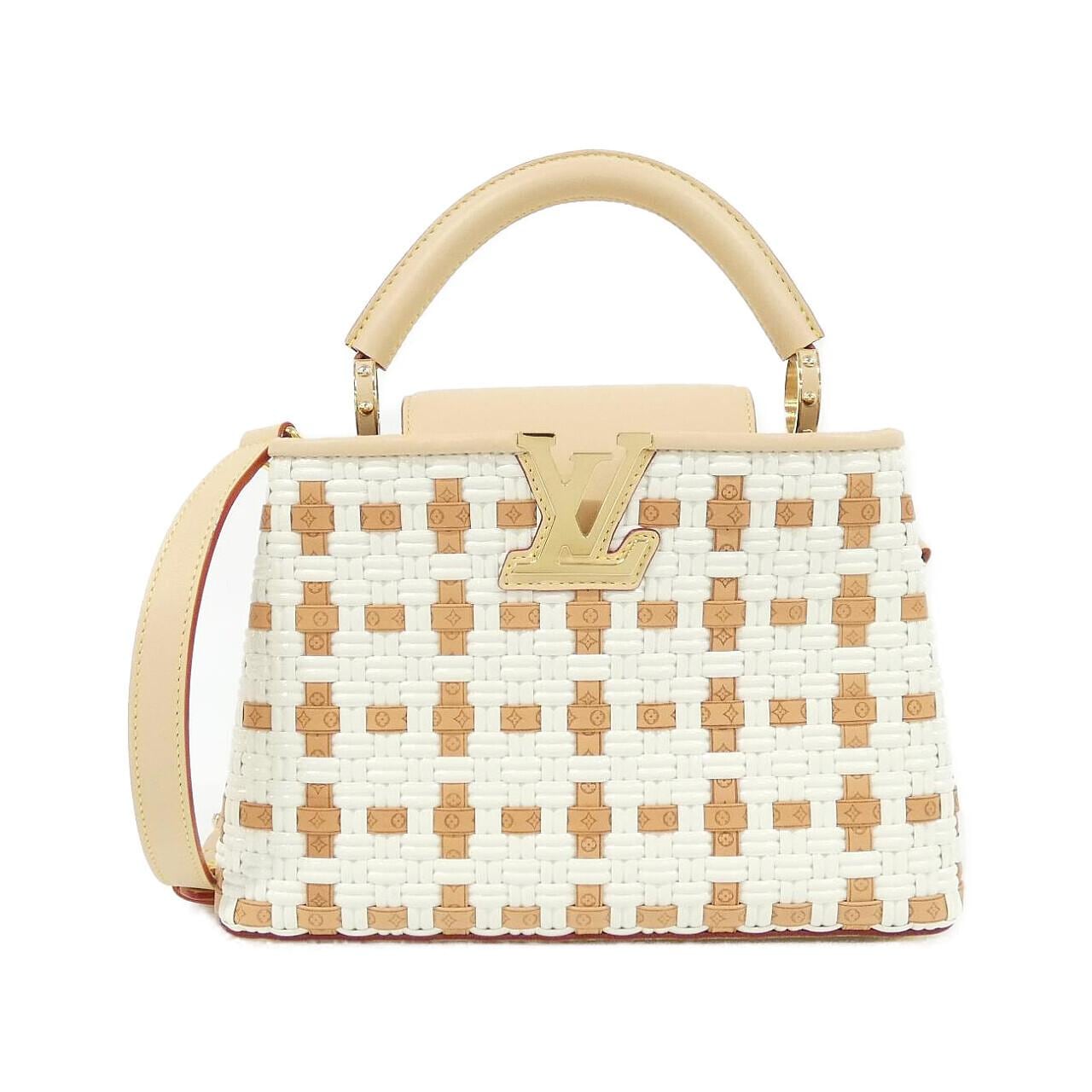 LOUIS VUITTON Capucines M23083 Handbag Leather