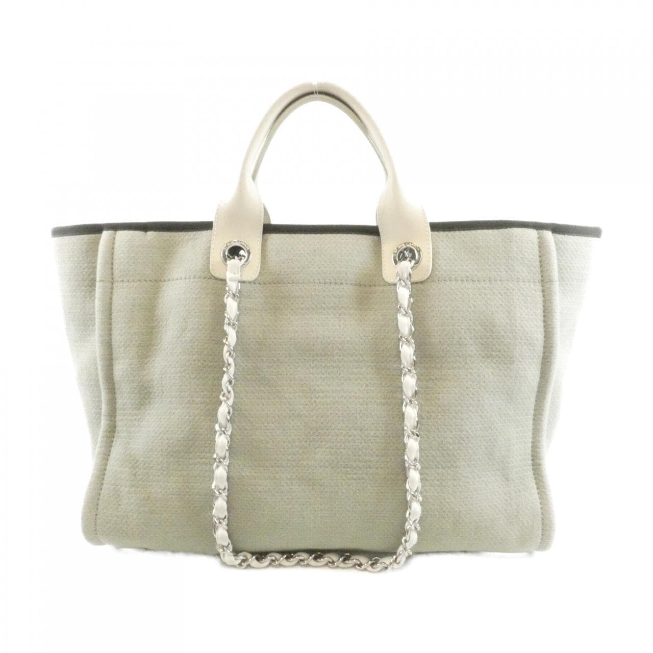 CHANEL Deauville 66941 手提包 帆布 2