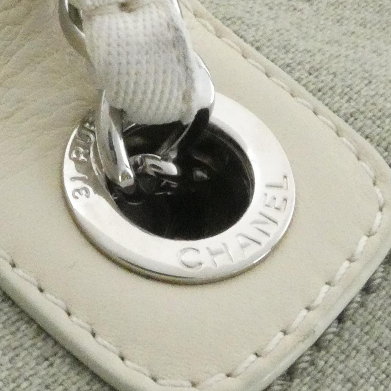 CHANEL Deauville 66941 手提包 帆布 4