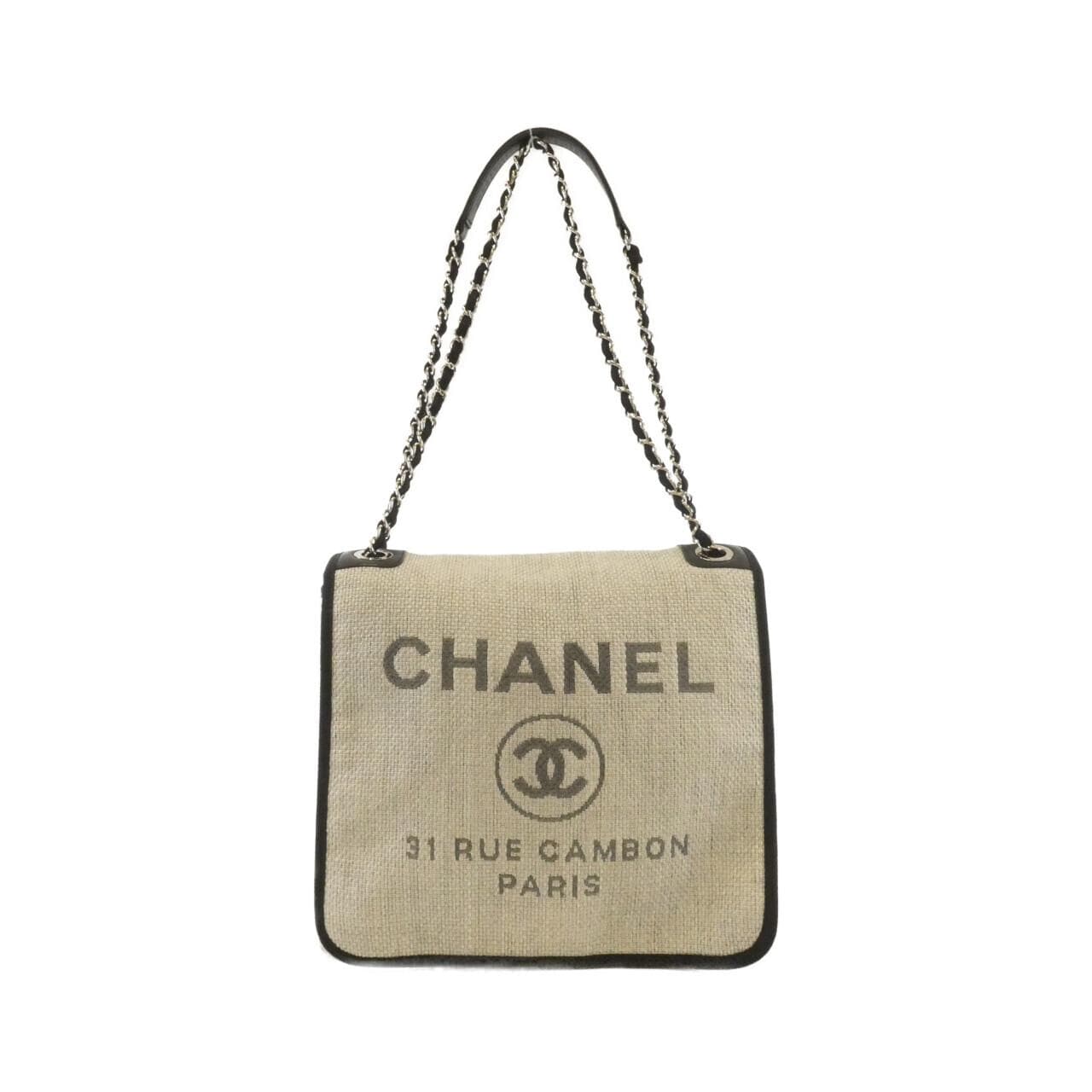 CHANEL Deauville 93184 肩背包 帆布
