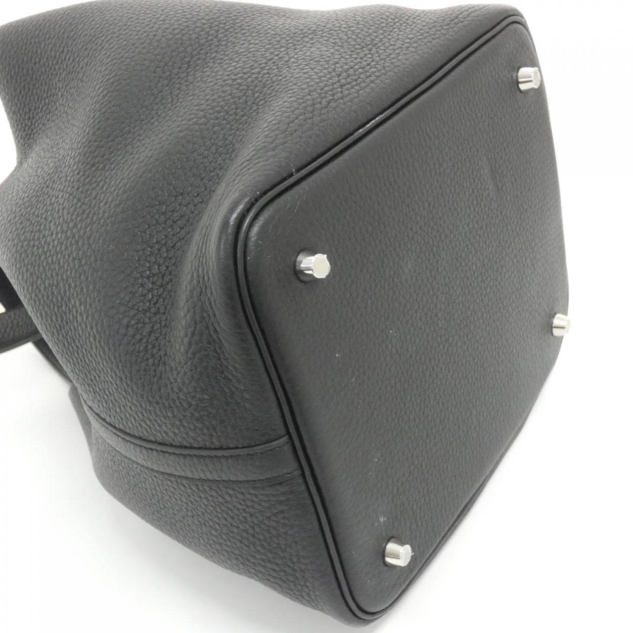 HERMES Picotin 060991CK Handbag Clemence 2