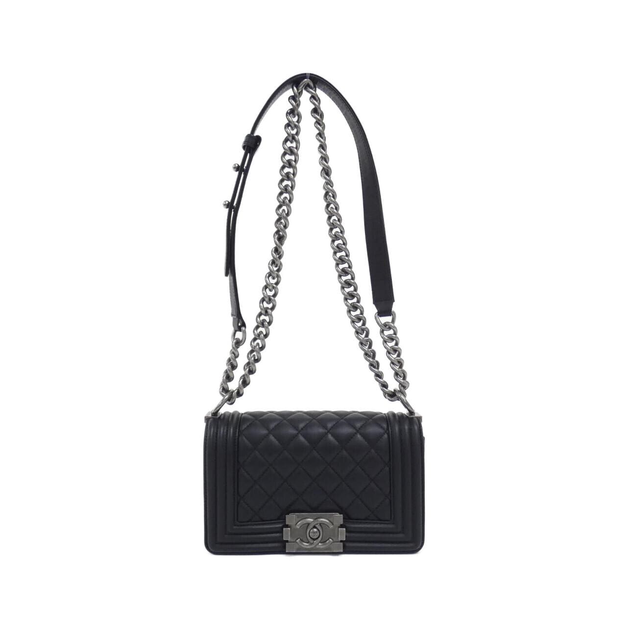 CHANEL Boy Chanel 67085 Shoulder Lambskin