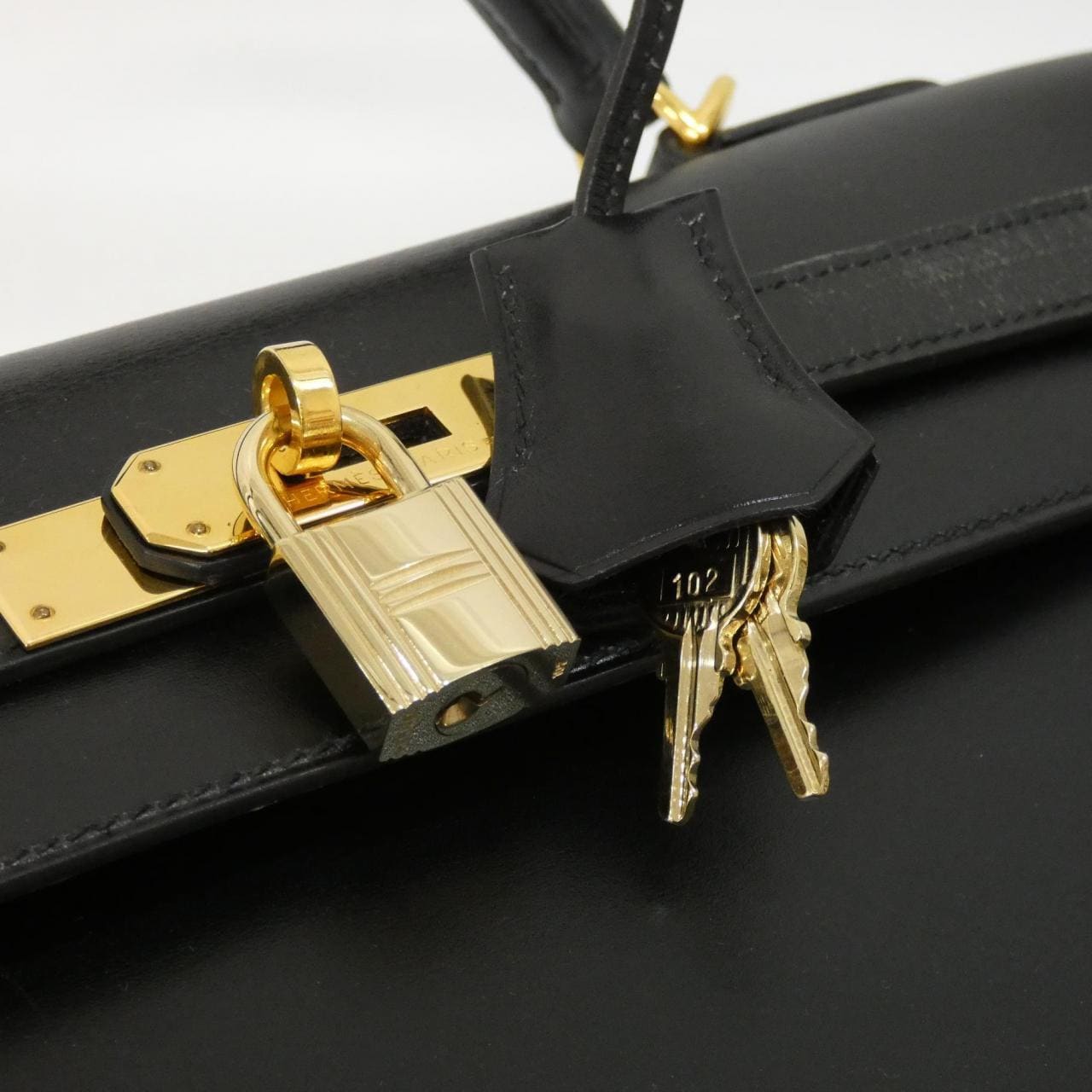 HERMES Kelly 001858CC 手提包 Box Calf 5