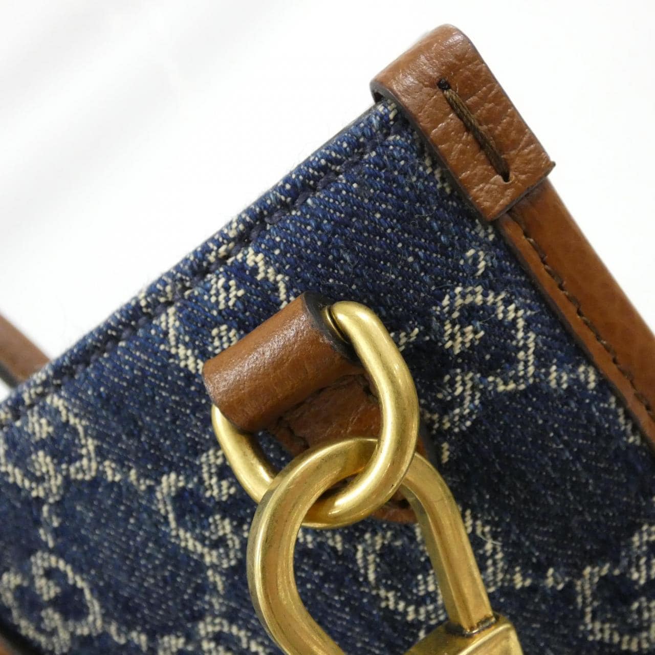 GUCCI 674155 2KQQT 手提包 牛仔布 5