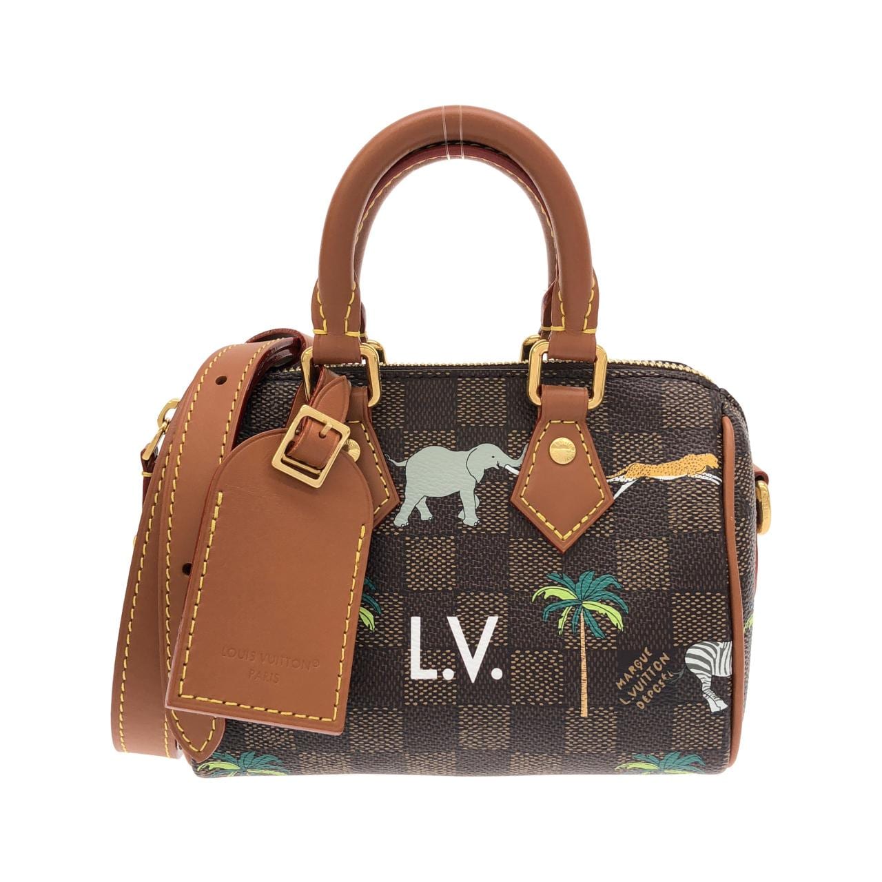 LOUIS VUITTON Speedy N40868 波士頓包 Damier