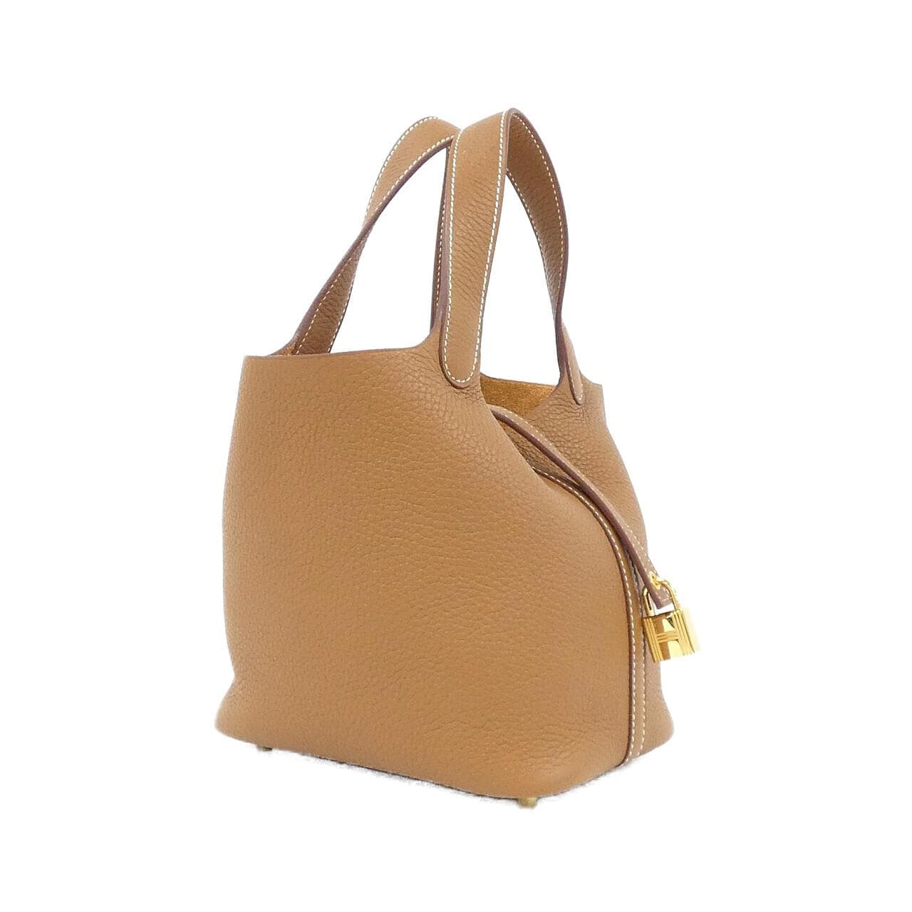 HERMES Picotin 056289CC Handbag Clemence