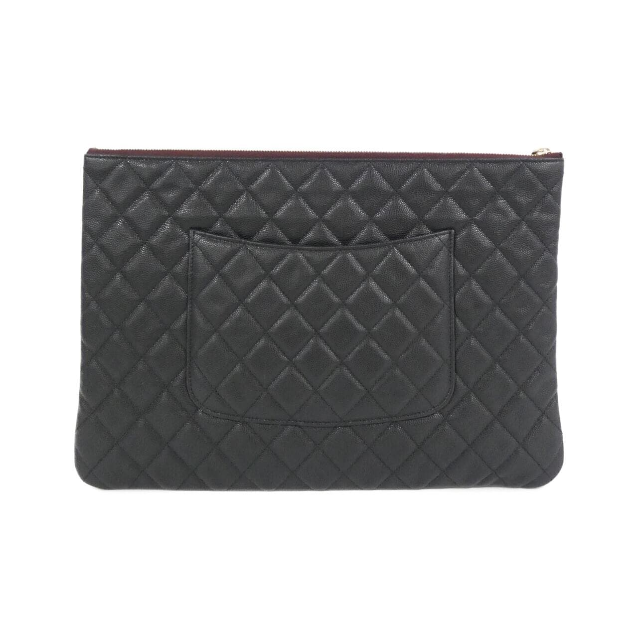 CHANEL 82552 Pouch Grained Calfskin 2