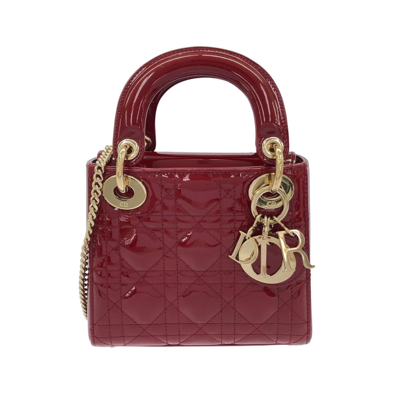 DIOR Lady Dior M0505OVRB 手提包 漆皮