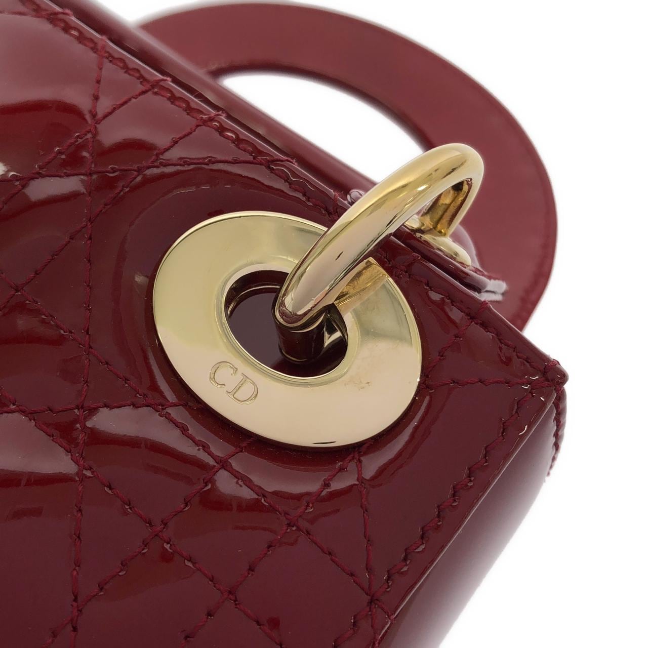 DIOR Lady Dior M0505OVRB 手提包 漆皮 4