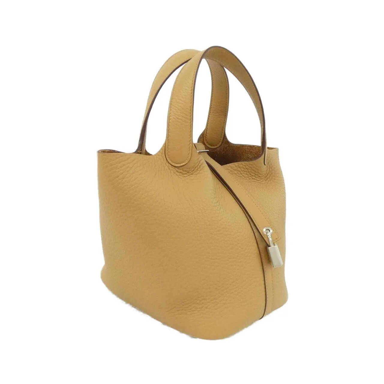 HERMES Picotin 056289CK Handbag Clemence